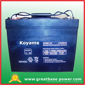 Batterie 85ah 12V de stockage de système d&#39;énergie solaire de haute qualité SMF